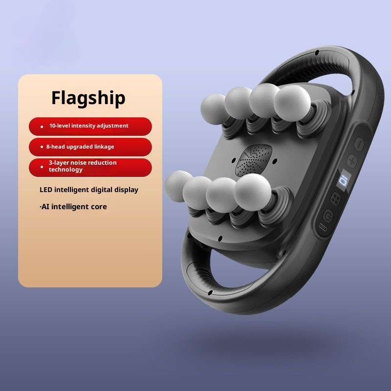 Muscle Relaxation Massager Multi-head Massage Gun Deep Tissue Body Fitness Muscle Electric Relax Massager For Back Shoulders Legs Foot 16 Heads - Image 6